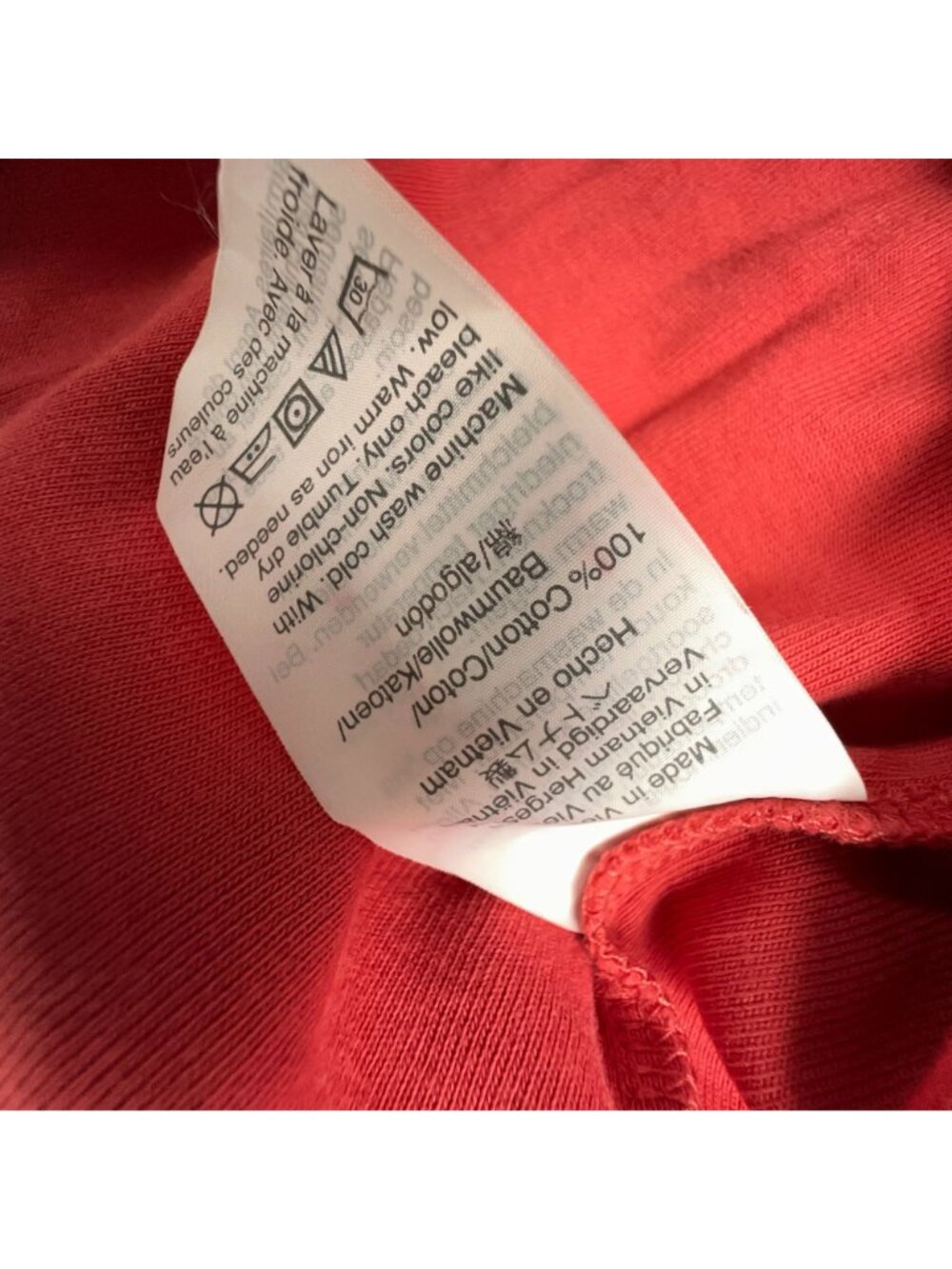 J. By J.Crew T-Shirt Size Small Red 100% Cotton Short Sleeve Boat Neck - Picture 5 of 10